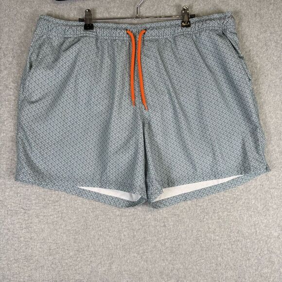 J.Crew Other - J by J Crew Flex Men's Size XL Grey Printed Swim Trunks Board Shorts Lined